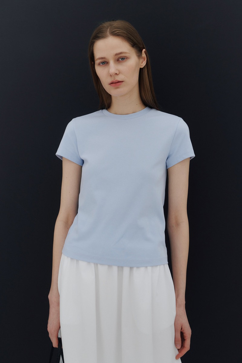 Organic cotton t-shirt ( Sky blue )