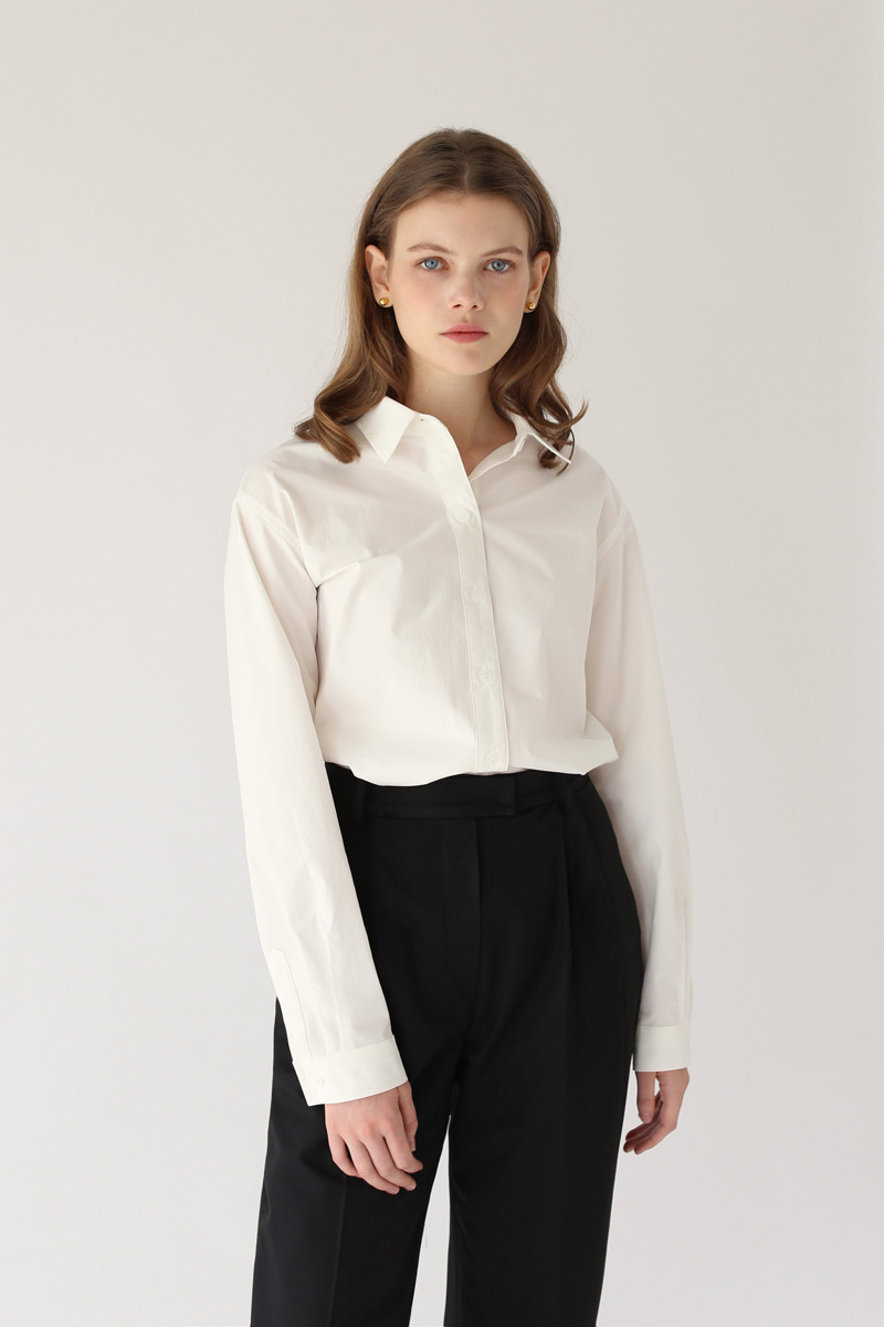 WIDE- FIT SHIRT ( WHITE )