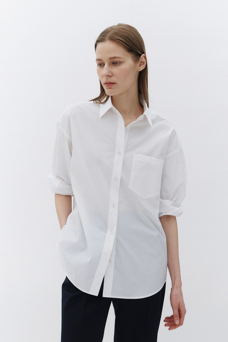 Bio cotton shirt ( Off White )